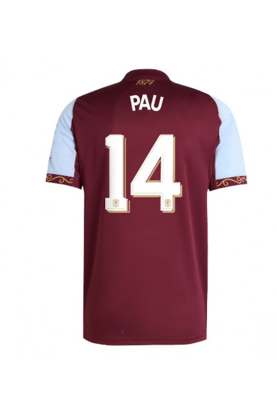 Aston Villa Pau Torres #14 Jalkapallovaatteet Kotipaita 2025-26 Lyhythihainen Aston Villa Pau Torres #14 Jalkapallovaatteet Kotipaita 2025-26 Lyhythihainen